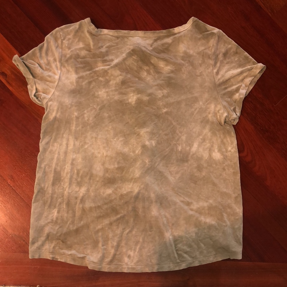 American Eagle marbled olive green shirt-large🍭 - Picture 3 of 6